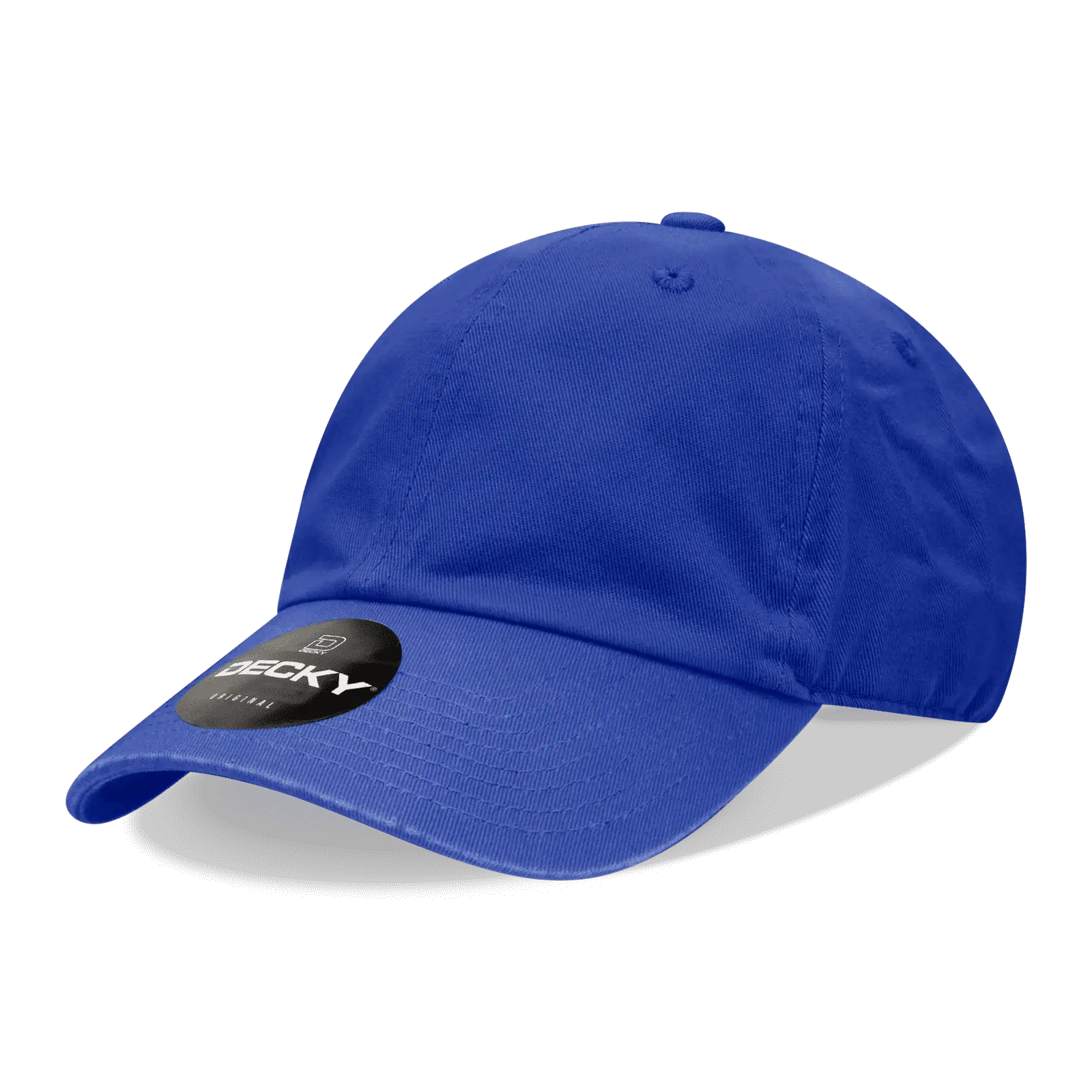 Decky 205 Relaxed Washed Cotton Cap - Royal - Royal / One Size Fits Most