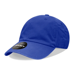 Decky 205 Relaxed Washed Cotton Cap - Royal - Royal / One Size Fits Most