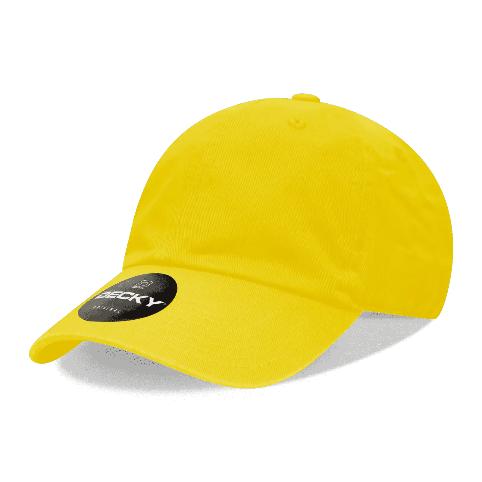 Decky 205 Relaxed Washed Cotton Cap - Yellow - Yellow / One Size Fits Most