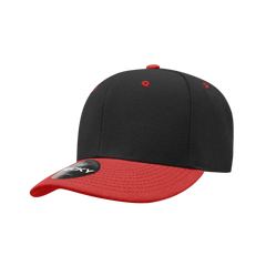 Decky 206 Low Structured Baseball Cap Black Red Black Red / One Size Fits Most