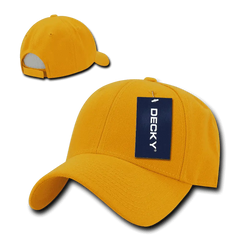 Decky 206 Low Structured Baseball Cap - Gold - Gold / One Size Fits Most