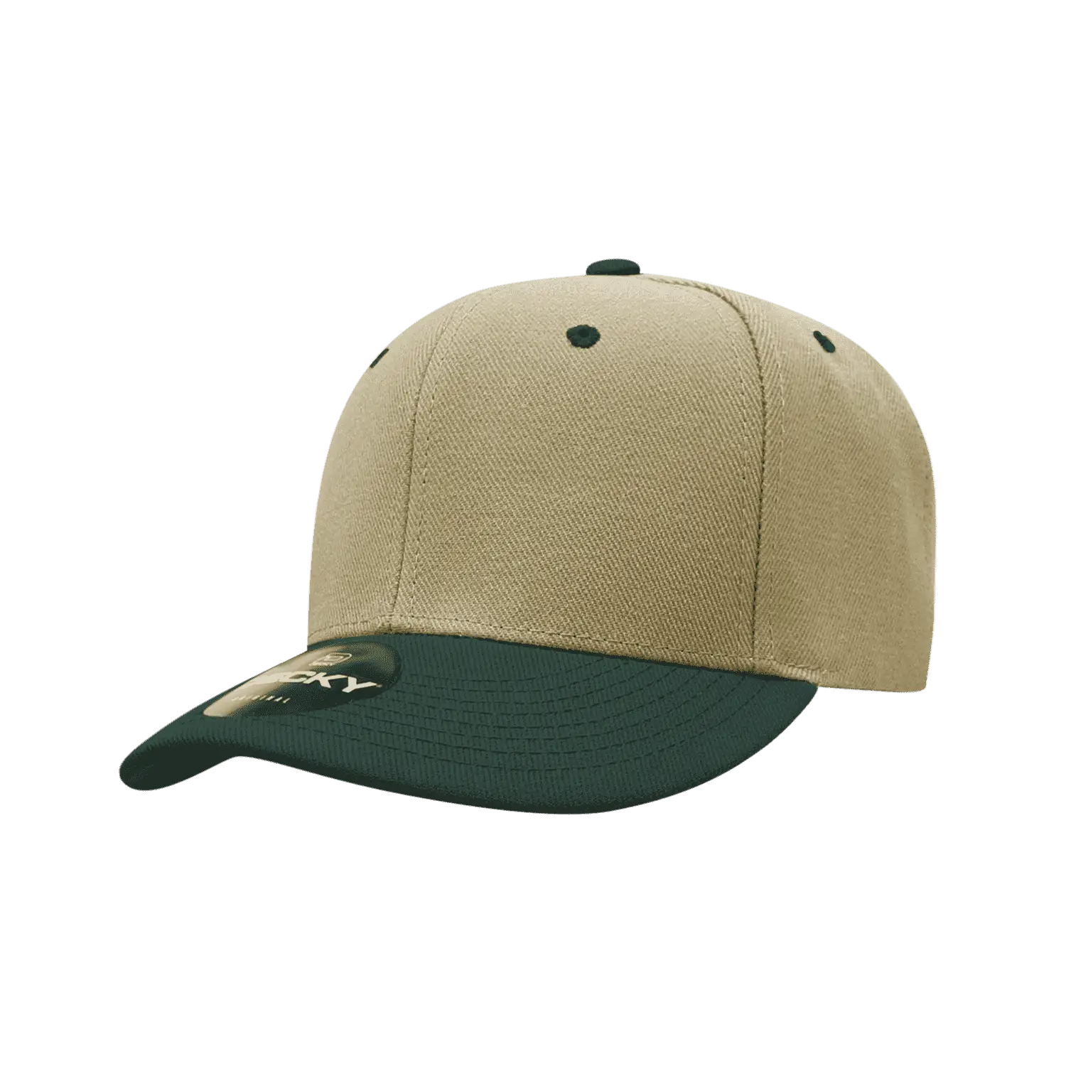 Decky 206 Low Structured Baseball Cap - Khaki Hunter - Khaki Forest / One Size Fits Most