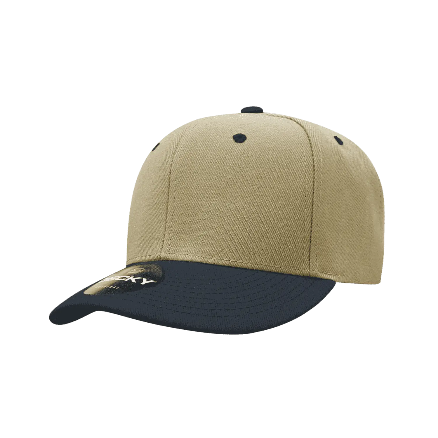 Decky 206 Low Structured Baseball Cap - Khaki Navy - Khaki Navy / One Size Fits Most