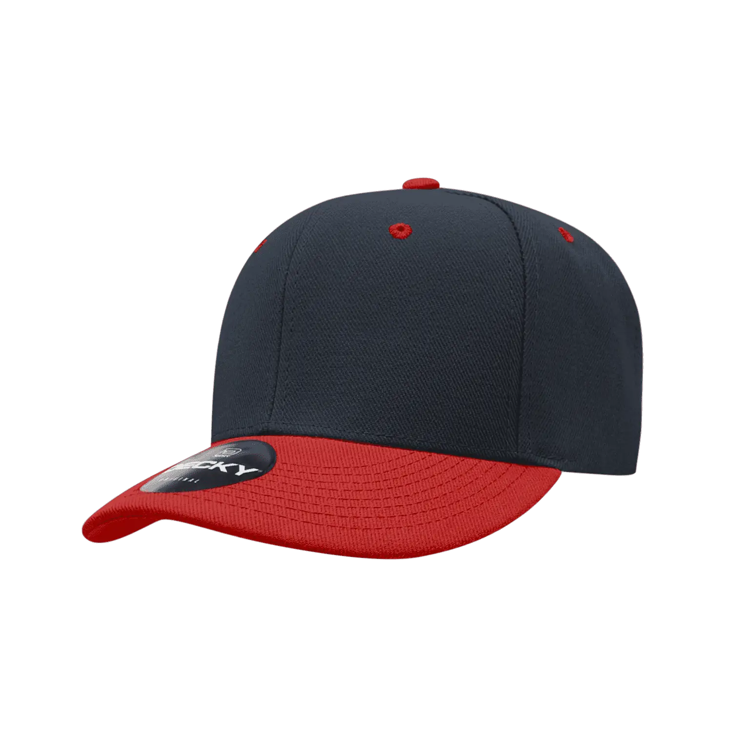Decky 206 Low Structured Baseball Cap - Navy Red - Navy Red / One Size Fits Most