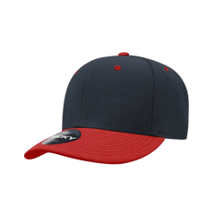 Decky 206 Low Structured Baseball Cap - Navy Red - Navy Red / One Size Fits Most