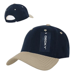 Decky 206 Low Structured Baseball Cap - Navy Vegas Gold - Navy Vegas Gold / One Size Fits Most