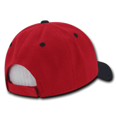 Decky 206 Low Structured Baseball Cap Red Navy Red Navy / One Size Fits Most