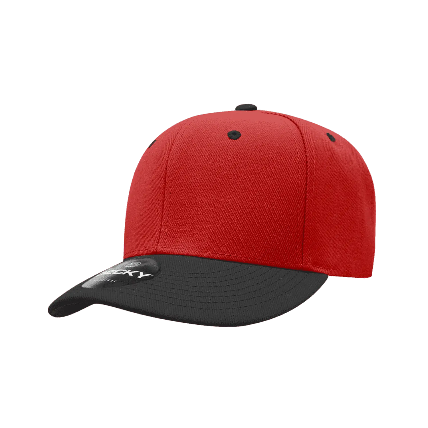 Decky 206 Low Structured Baseball Cap - White Red - White Red / One Size Fits Most