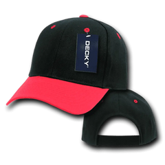 Decky 207 Deluxe Baseball Cap Black Red Black Red / One Size Fits Most