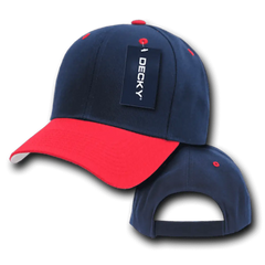 Decky 207 Deluxe Baseball Cap Navy Red Navy Red / One Size Fits Most