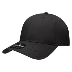 Decky 209 Structured Cotton Baseball Cap - Black - Black / One Size Fits Most