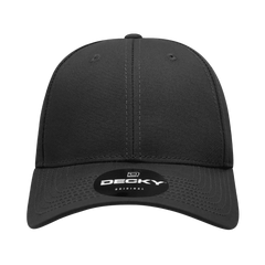 Decky 209 Structured Cotton Baseball Cap - Black - Black / One Size Fits Most