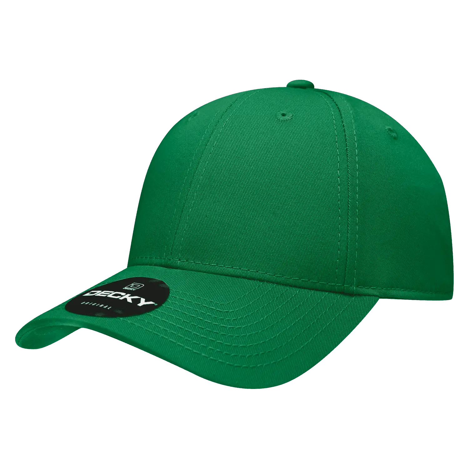 Decky 209 Structured Cotton Baseball Cap - Kelly - Kelly / One Size Fits Most