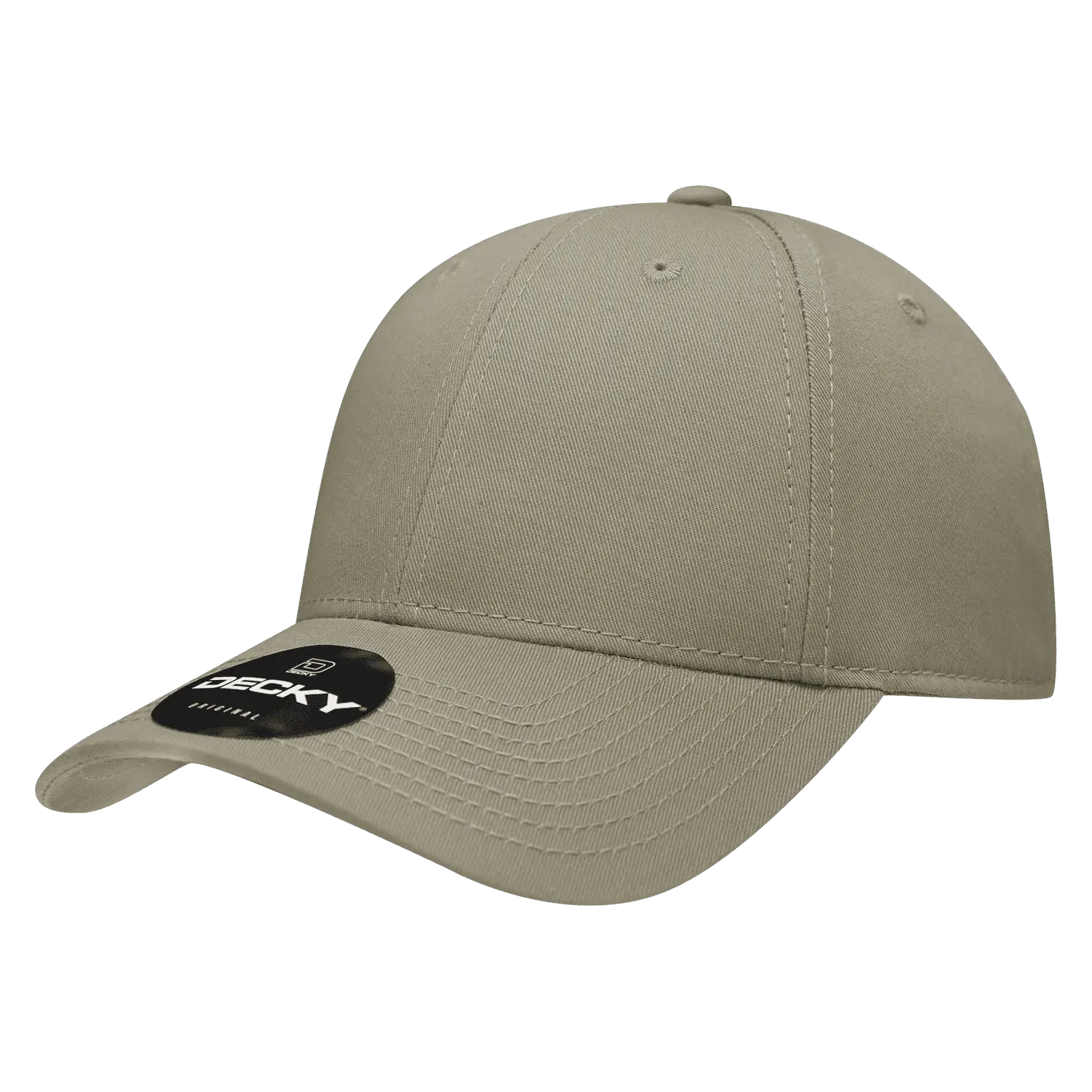 Decky 209 Structured Cotton Baseball Cap - Khaki - Khaki / One Size Fits Most