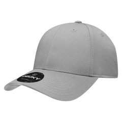 Decky 209 Structured Cotton Baseball Cap - Light Gray - Gray / One Size Fits Most