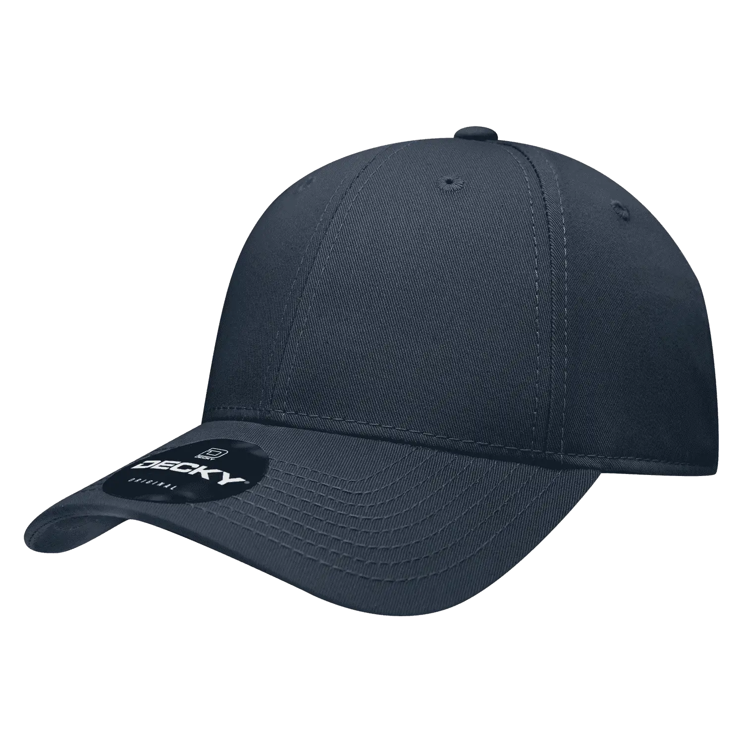 Decky 209 Structured Cotton Baseball Cap - Navy - Navy / One Size Fits Most