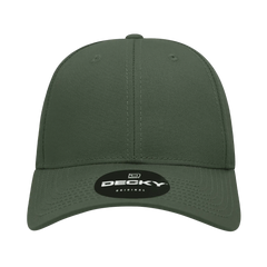 Decky 209 Structured Cotton Baseball Cap - Olive - Olive / One Size Fits Most