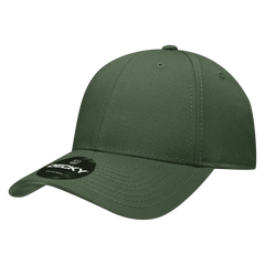 Decky 209 Structured Cotton Baseball Cap - Olive - Olive / One Size Fits Most