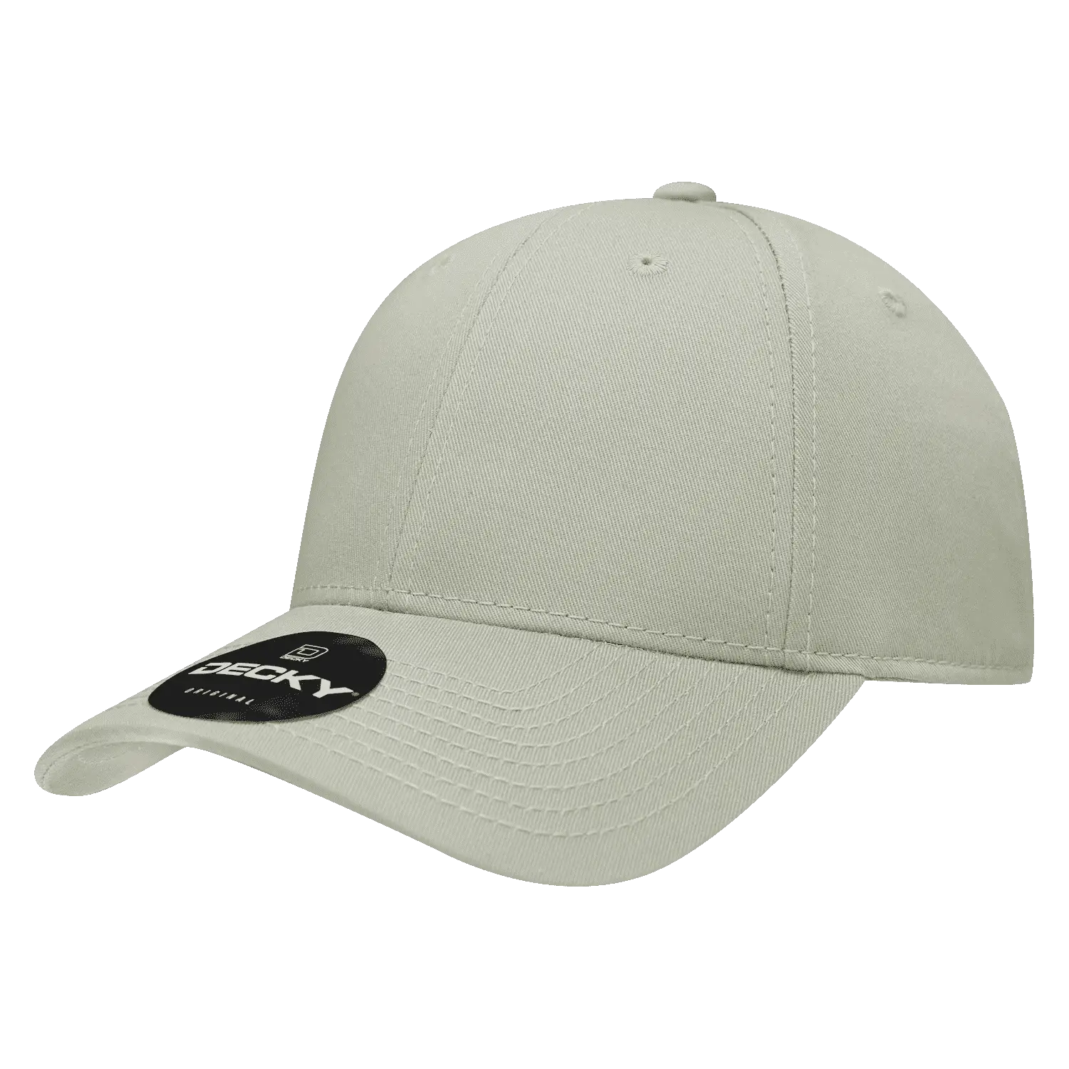 Decky 209 Structured Cotton Baseball Cap - Stone - Ivory / One Size Fits Most