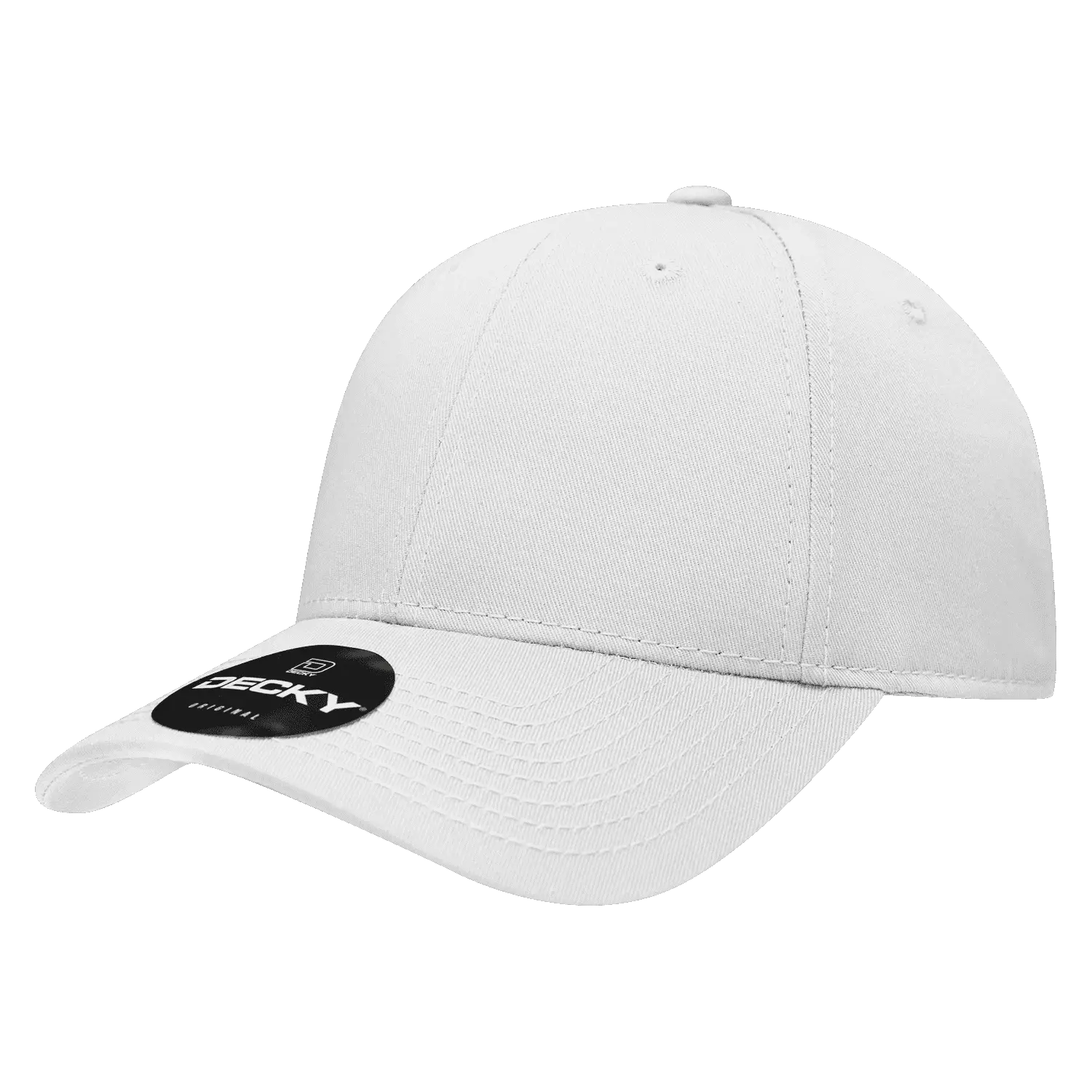 Decky 209 Structured Cotton Baseball Cap - White - White / One Size Fits Most