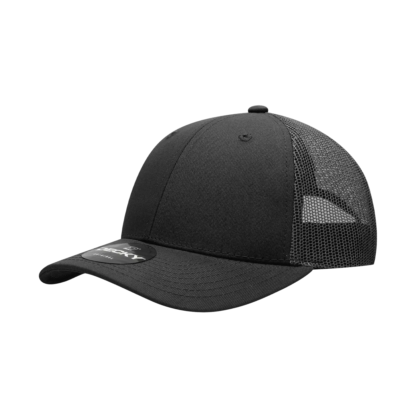 Decky 214 Low Crown Mesh Golf Cap - Black - Black / One Size Fits Most