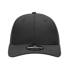 Decky 214 Low Crown Mesh Golf Cap - Black - Black / One Size Fits Most