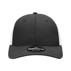 Decky 214 Low Crown Mesh Golf Cap - Black White - Black White / One Size Fits Most