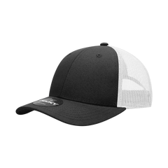 Decky 214 Low Crown Mesh Golf Cap - Black White - Black White / One Size Fits Most