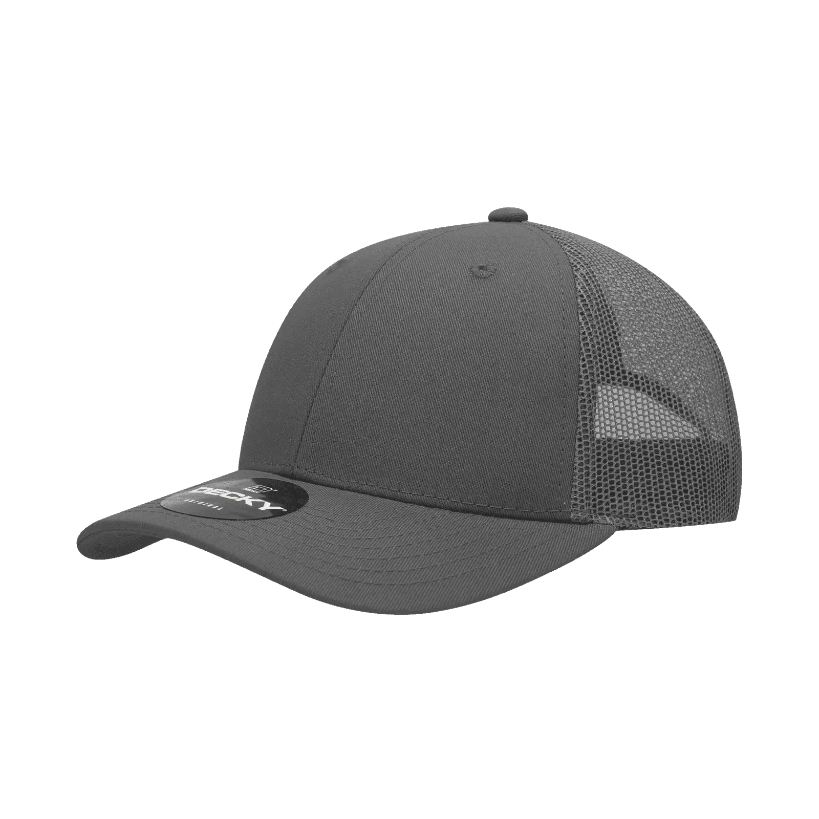 Decky 214 Low Crown Mesh Golf Cap - Charcoal Charcoal - Dark Gray / One Size Fits Most