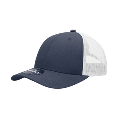 Decky 214 Low Crown Mesh Golf Cap - Navy White - Navy White / One Size Fits Most