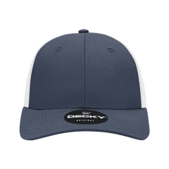 Decky 214 Low Crown Mesh Golf Cap - Navy White - Navy White / One Size Fits Most