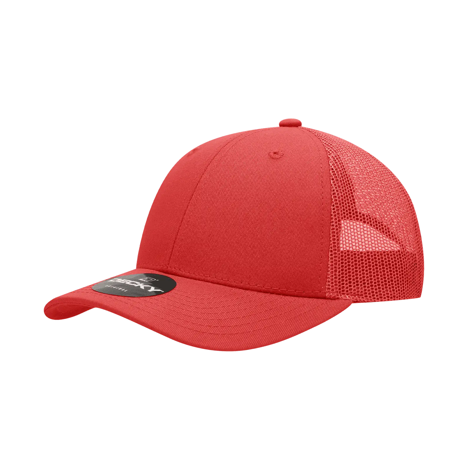 Decky 214 Low Crown Mesh Golf Cap - Red Red - Red / One Size Fits Most