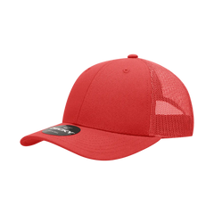 Decky 214 Low Crown Mesh Golf Cap - Red Red - Red / One Size Fits Most