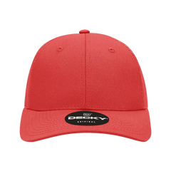 Decky 214 Low Crown Mesh Golf Cap - Red Red - Red / One Size Fits Most