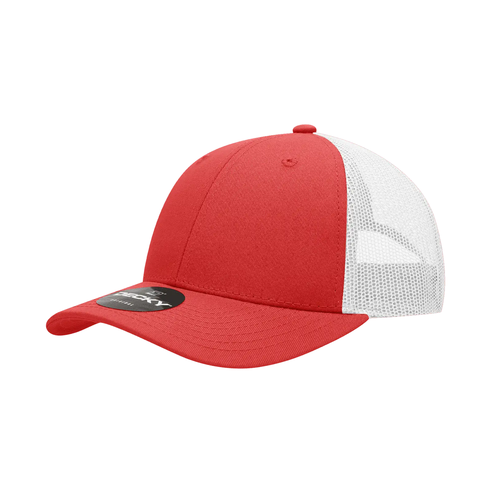 Decky 214 Low Crown Mesh Golf Cap - Red White - Red White / One Size Fits Most