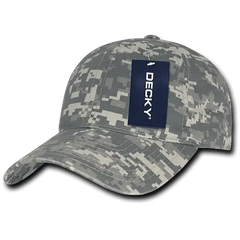 Decky 216 Relaxed Cotton Camo Cap - Army Digicam - Army Digicam / One Size Fits Most