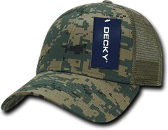 Decky 218 Structured Camo Trucker Cap - MCU Camo - MCU Camo / One Size Fits Most