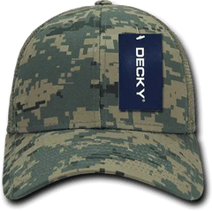 Decky 218 Structured Camo Trucker Cap - MCU Camo - MCU Camo / One Size Fits Most
