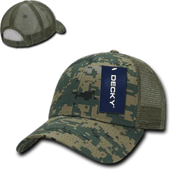 Decky 218 Structured Camo Trucker Cap - MCU Camo - MCU Camo / One Size Fits Most
