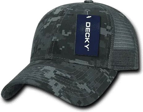 Decky 218 Structured Camo Trucker Cap - NTG Camo - NTG Camo / One Size Fits Most