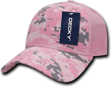 Decky 218 Structured Camo Trucker Cap - PKD Camo - PKD Camo / One Size Fits Most