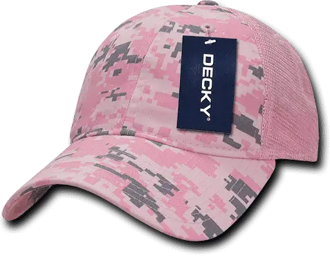 Decky 225 Relaxed Camo Trucker Cap - PKD Camo - PKD Camo / One Size Fits Most