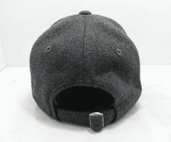 Decky 236 Low Crown Melton Caps - Charcoal Black - Dark Gray Black / One Size Fits Most