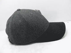 Decky 236 Low Crown Melton Caps - Charcoal Black - Dark Gray Black / One Size Fits Most