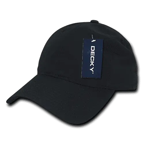 Decky 239 Low Crown Relaxed Ripstop Cap - Black - Black / One Size Fits Most