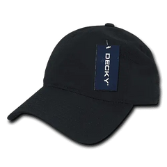 Decky 239 Low Crown Relaxed Ripstop Cap - Black - Black / One Size Fits Most