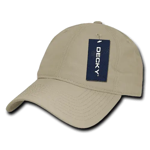 Decky 239 Low Crown Relaxed Ripstop Cap - Khaki - Khaki / One Size Fits Most