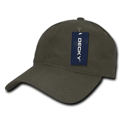Decky 239 Low Crown Relaxed Ripstop Cap - Olive Drab - Olive / One Size Fits Most