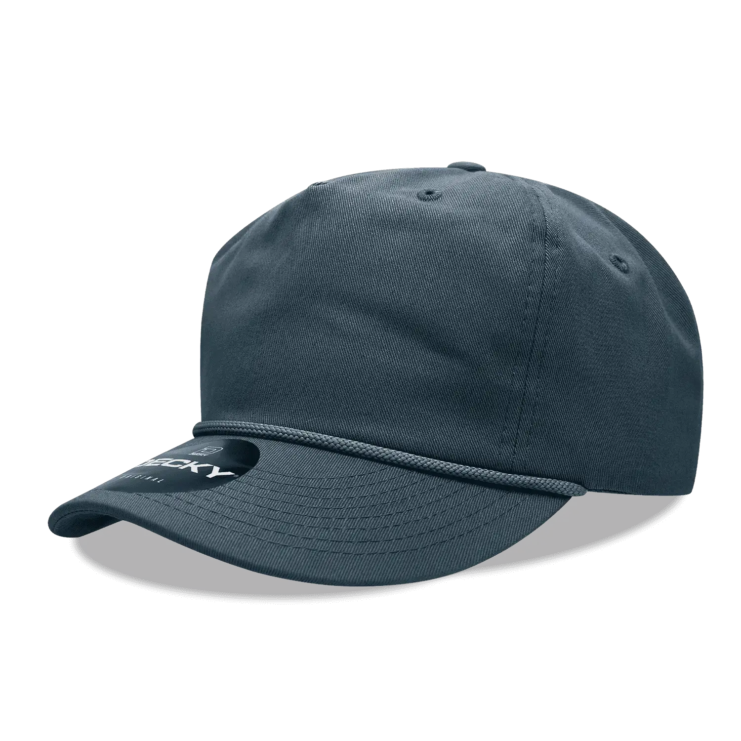 Decky 252 Classic 5 Panel with Rope - Navy - Navy / One Size Fits Most
