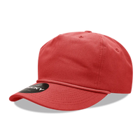 Decky 252 Classic 5 Panel with Rope - Red - Red / One Size Fits Most